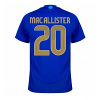 Argentina Alexis Mac Allister #20 Fotballklær Bortedrakt Copa America 2024 Kortermet